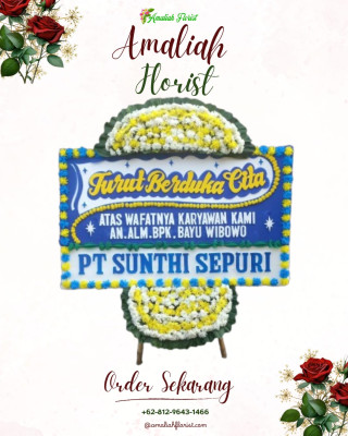 Papan Bunga Duka di Poganeri