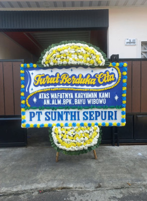 Papan Bunga Duka di Poganeri