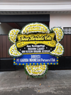 Papan Bunga Duka di Poganeri
